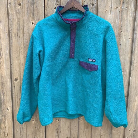 Vintage Patagonia Snap T Pullover Sweater Large - Picture 4 of 6